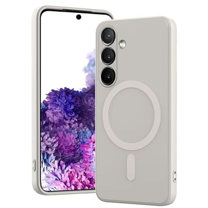 for Galaxy A16 5G Case,Magnetic,Wireless Charging,Slim White - color: White