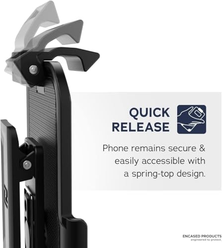Encased for iPhone 16 Plus Waterproof Case with Belt Clip Holster [Military Grade] Shockproof, Full-Body Phone Cover with Built-in Screen Protector (Compatible with MagSafe) - size: iPhone 16 Plus