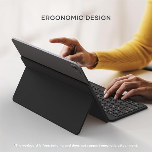 Satechi OntheGo Bluetooth Keyboard, Connect Up to 3 Devices, Tablet, Black - color: Black