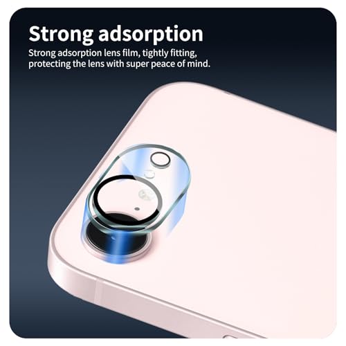 4-Pack Camera Lens Protector for iPhone 17e/16e, 9H Tempered Glass Camera Cover Screen Protector Accessories, HD Clarity, Anti-scratch, Case Friendly, Shockproof Full Protective - size: 17e/16e Lens