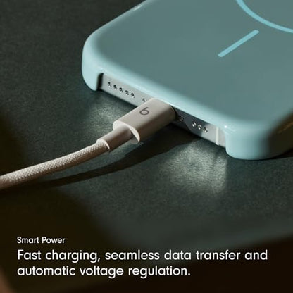 Beats USB-A to USB-C Woven Cable Fast Charging Durable and Tangle-Free Design Compatible Charger for Apple & Android Devices (1.5 m, 5 ft) - Surge Stone - color: Surge Stone, size: 5 ft, style: USB-A to USB-C