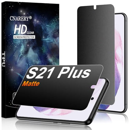 2 Pack for Samsung Galaxy S21 Plus Matte Privacy Screen Protector 6.7 Inch[Not Glass], Anti-Scratch, Anti-Glare, Support fingerprint Unlock - size: Samsung Galaxy S21 Plus 6.7 Inch