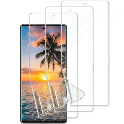 3 Pack for Google Pixel 6A Screen Protector [Not Glass], Anti-Scratch, Compatible Fingerprint, Full Adhesive Flexible Film for Google Pixel 6A - size: for Google Pixel 6A