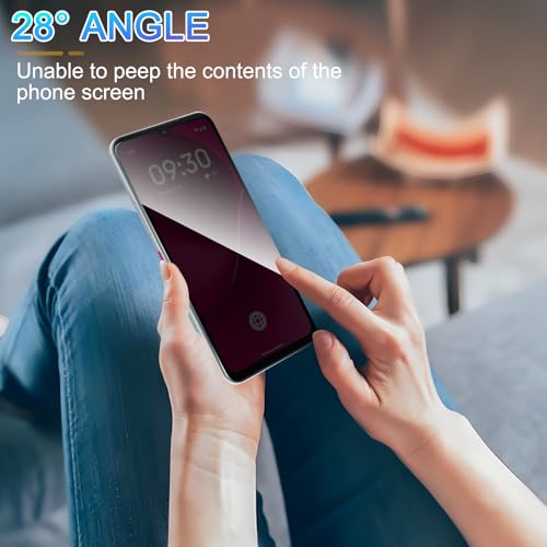 Lolyoo 2 Pack Privacy Screen Protector for T-mobile Revvl 8