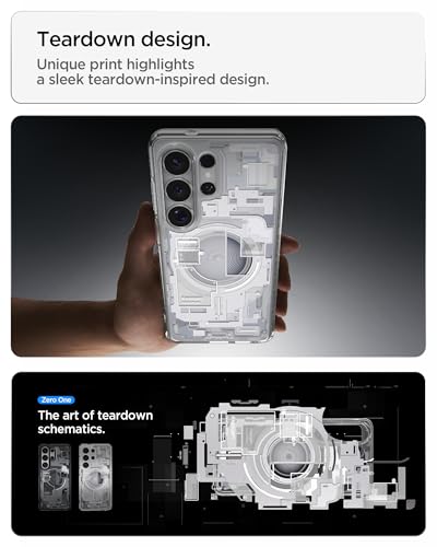 Spigen for Galaxy S26 Ultra Case, Ultra Hybrid MagFit [Anti-Yellowing] [Compatible with MagSafe] [Fast Wireless Charging] - Zero One White - color: Zero One White, size: Galaxy S26 Ultra