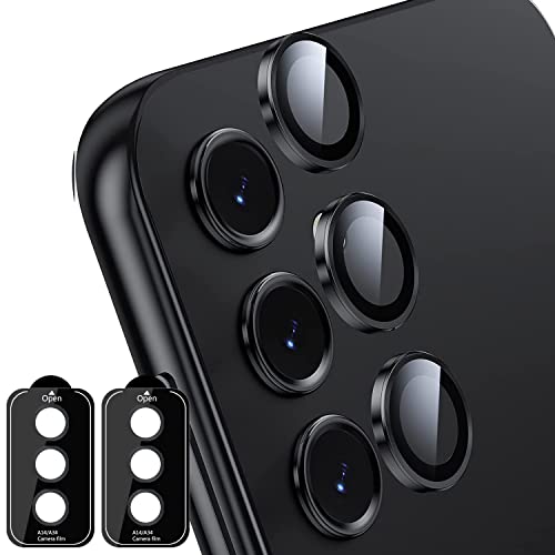 Zeking 2 Pack for Samsung Galaxy A54 Camera Lens Protector - color: Black