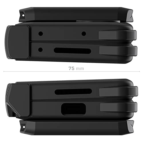Ghostek Exec Wallet Case for Galaxy Z Fold 4 with Magnetic Credit Card Holder, Hinge Protection, Wireless Charging, 7.6" Screen (Black) - color: Black, size: Galaxy Z Fold 4
