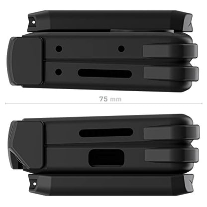 Ghostek Exec Wallet Case for Galaxy Z Fold 4 with Magnetic Credit Card Holder, Hinge Protection, Wireless Charging, 7.6" Screen (Black) - color: Black, size: Galaxy Z Fold 4
