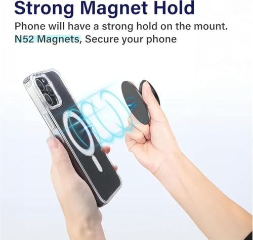 Magnetic Retractable Phone Stand, Phone Grip, Suitable for Round Foldable Phones and Tablet Accessories - Transparent ShinePowder (Magnetic Purple) - color: Magnetic purple