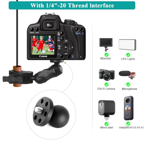 Super Double Clamp Camera Mount Umbrella Clamp for Chair