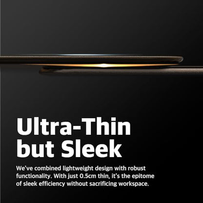 POUT H3 Wireless Charging Mouse Pad – Qi-Enabled Fast Charger Built into Sleek Desk Mat, Compatible with Phones, Earbuds & More(Latte Cream) - color: Latte Cream, size: BASE