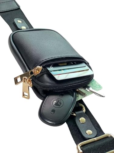 Cell Phone Strap Crossbody Universal Phone Lanyard Adjustable Strap Compatible with Most Smartphones Aztech - color: C-black