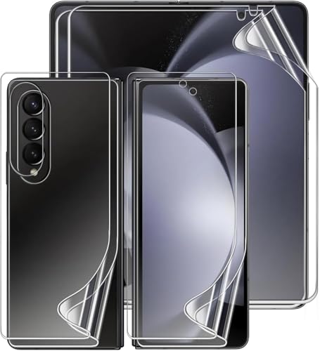 2 Sets HD Clear TPU Screen Protector for Samsung Galaxy Z Fold 5 7.6" - size: Samsung Galaxy Z Fold 5