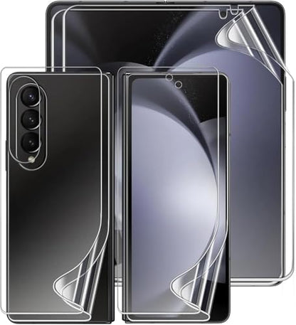 2 Sets HD Clear TPU Screen Protector for Samsung Galaxy Z Fold 5 7.6" - size: Samsung Galaxy Z Fold 5