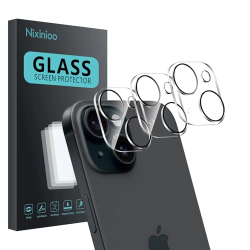 3 Pack Camera Lens Protector for iPhone 15 /iPhone 14 - size: iPhone 14/14 Plus
