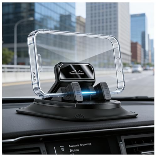 360° Rotatable Car Phone Holder,Non-Slip Car Dashboard Phone Holder for Best Navigation and Viewing,Universal Phones Holders for Cars Dashboard Horizontal and Vertical Place - color: Car