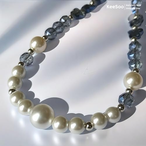 Elegance of the Sea: Pearl & Crystal Original Design Phone Charm with 2 Tether Tabs – Stylish, Durable, and Hands-Free Phone Chain – Compatible with iPhone, Samsung, Pixel & More - color: 06 Elegance of the Sea: Pearl & Crystal