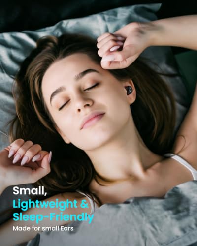 TOZO A1 Wireless Earbuds Bluetooth 5.3 Light Weight in Ear Headphones - color: Black