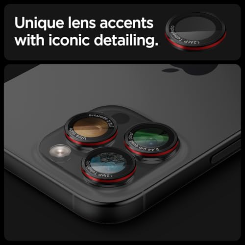 Spigen Camera Lens Protector for iPhone 16 Pro Max,16 Pro,15 Pro Max,15 Pro - color: L-Series