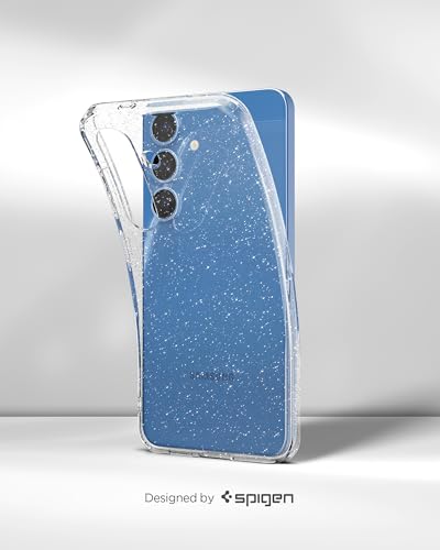 Spigen Liquid Crystal Glitter Designed for Galaxy S25 Plus Case (2025) [Anti-Yellowing], [Military-Grade Protection] - Crystal Quartz - color: Crystal Quartz, size: 6.7in (Galaxy S25 Plus)