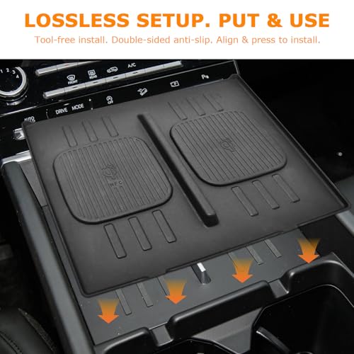 Center Console Wireless Charging for 2024-2026 Santa Fe Accessories - size: For Santa Fe 2024-2026