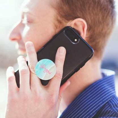 6 Pack Cellphone Phone Grip and Smartphones Stand, Collapsible Cell Phone Expanding Holder for Phone - Smile Love Happy Heart