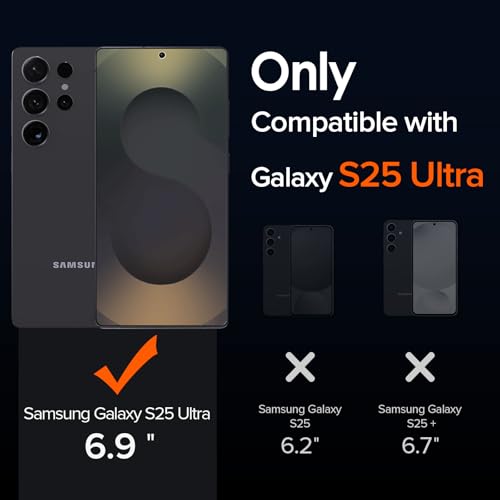 ivoler 3-in-1 Case for Samsung Galaxy S25 Ultra 5G 6.9” with 2 Pack Tempered Glass Screen Protector[Full Coverage], [Military Grade Protection] Slim Phone Bumper Cover Clear [Non-Yellowing]