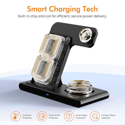 Wireless Charger Fast Charging Station 3 in 1 Charger Stand Home