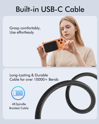 for Magsafe Power Bank 5000mAh, Slim Magnetic Portable Charger - color: Black