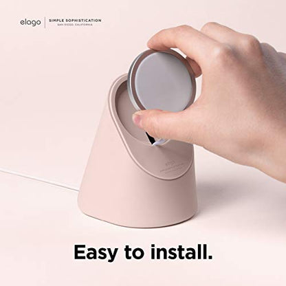 elago MS1 Charging Stand for MagSafe Charger - color: Sand Pink