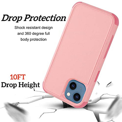 Co-Goldguard for iPhone 13 Case, [Shockproof] [Military Dropproof] Non-Slip Heavy Duty Full-Body Protection Phone Case Cover for iPhone 13, 6.1 inch, Pink01 - color: Pink01
