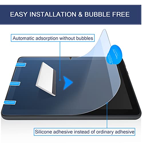 IPROKKO 2 Pack Anti-Blue Light Screen Protector for Fire HD 10 Tablet (10.1 Inch) - Fire HD 10 Plus/Kids/Kids Pro Anti Glare Screen Film - size: Fire HD 10