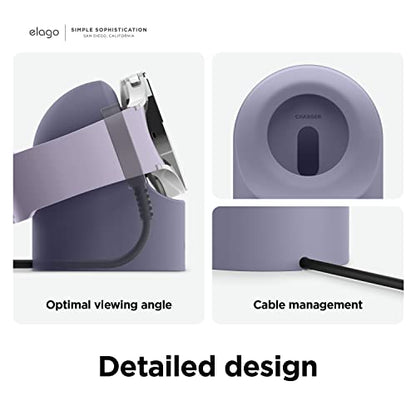 elago GW2 Charging Stand for Samsung Galaxy Watch Series - color: Lavender Grey