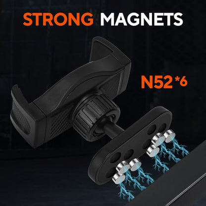 Magnetic Phone Holder for Gym, 360° Adjustable - size: A- Magnet Phone Holder