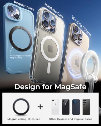 2026 Upgraded for MagSafe Vacuum Car Phone Mount - color: Pearl White