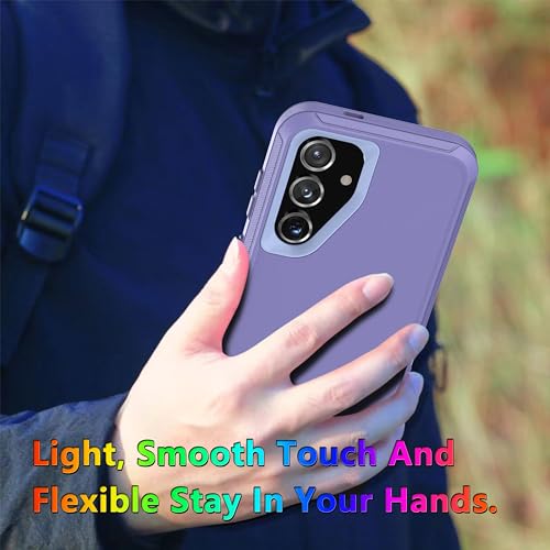 MXX Case Designed for S24 Plus Compatible with S25 Plus/ S24 Plus 3-Layer Super Full Heavy Duty Body Bumper Cover/Shock Protection/Dust Proof, case 5g 2024 (Purple) - color: Purple, size: Galaxy S24+ / S25+