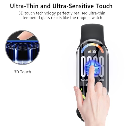 4-Pack for Xiaomi Smart Band 10 Screen Protector, Soft Flexible TPU Ultra-Thin Self-Healing Bubble-Free Protective Film for Xiaomi Smart Band 10, HD Clear Case-Friendly - size: Xiaomi Smart Band 10