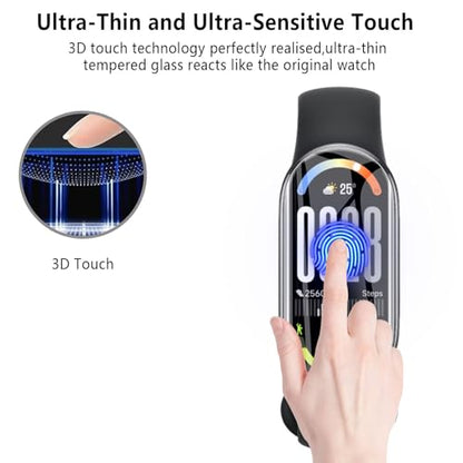 4-Pack for Xiaomi Smart Band 10 Screen Protector, Soft Flexible TPU Ultra-Thin Self-Healing Bubble-Free Protective Film for Xiaomi Smart Band 10, HD Clear Case-Friendly - size: Xiaomi Smart Band 10