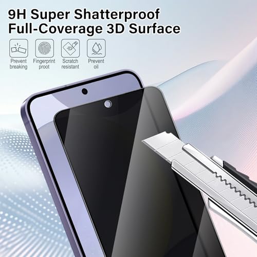 Screen Protector for Samsung Galaxy S25/S24 (3er-Pack) Privacy Tempered - color: Galaxy S24