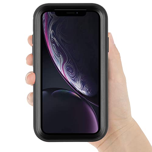 Co-Goldguard Case for iPhone XR Case 3-Layer Heavy Duty Bumper Cover Military Grade Drop Protection Shockproof Phone Case for iPhone XR 6.1 Black - color: Black01