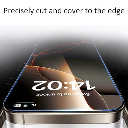 2 Pack for iPhone 17 Pro / 17/16 Pro Privacy Screen Protector Anti spy Tempered Glass Easy Installation 6.3 inch