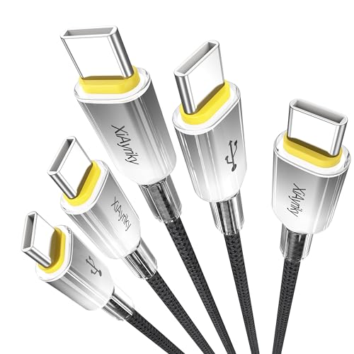 USB C to USB C Cable 6FT 5-Pack, 60W Fast Charging, 480Mbps Data - color: Grey, size: 6Feet