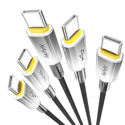 USB C to USB C Cable 6FT 5-Pack, 60W Fast Charging, 480Mbps Data - color: Grey, size: 6Feet
