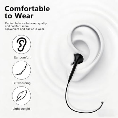 [Apple MFi Certified] USB C Headphones for iPhone 17 16 15 Pro Max 2 Pack - color: CBlack