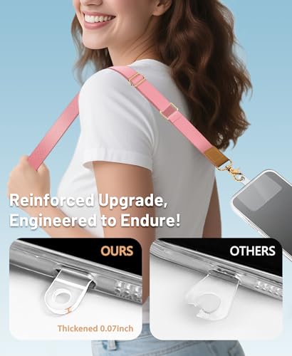 Yonlevres Phone Lanyard Crossbody Strap Wrist Neck Adjustable Women Solid - color: 0 Solid