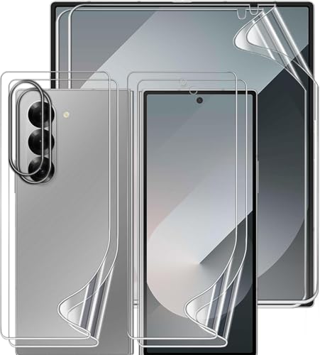 2 Sets Screen Protector for Samsung Galaxy Z Fold 6 7.6", High Definition Clear Soft TPU Screen Protector, 2 Front + 2 Inner Flexible Film Hydrogel, Self-Healing, Bubble-Free - size: Samsung Galaxy Z Fold 6