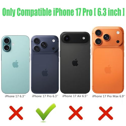 Wireless Charging Case for iPhone 17 Pro,10000mAh High Capacity Portable Rechargeable Extended Battery Case Qi Wireless Charging with iPhone 17 Pro (6.3 inch) Extended Battery Charger Case (Black) - size: iPhone 17 Pro (6.3 inch)