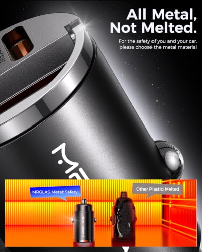 【Upgraded】 150W 3-Port iPhone 18 17 Pro Max Car Charger USB C Fast Charge - color: 3-Port Black