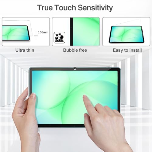 ProCase 2 Pack Screen + 3 Camera Lens Protector for Galaxy Tab A11+/ A9+ - size: 2 Pack + Camera Protector