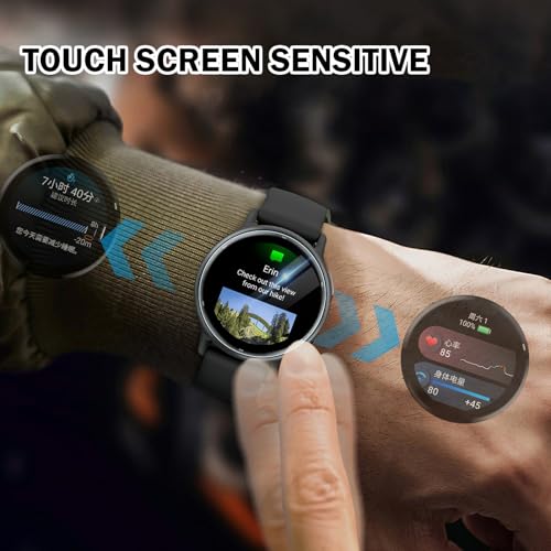 6 Pack Compatible for Garmin Vivoactive 5 Sreen Protector Clear, HD Anti-scratch Flexible TPU [Not Glass] Protector for Vivoactive 5 Watch Film with Sensitive Touch - size: Vivoactive 5
